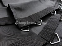Costuras em cintas de cama elástica